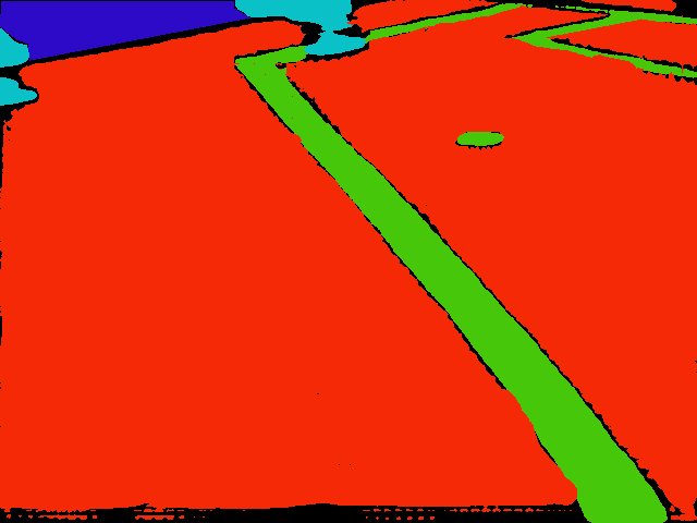 Segmentation mask for shadowed field example